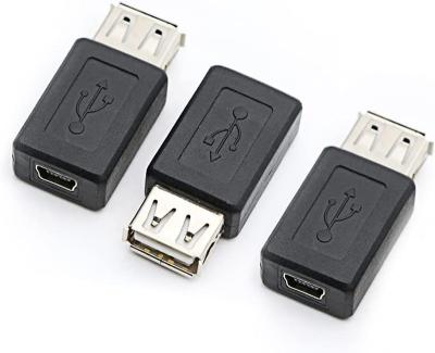 China Tablet & Mobile Phone USB 2.0 A Female to USB B mini 5 Pin Female Adapter Converter for sale