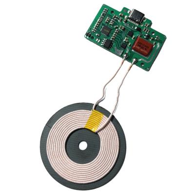 China Custom 15W Qi Wireless Charger Module 9V TX Mobile Fast Charging Module PCBA Board 44.62*29.65*3.5mm (L*W*H) for sale