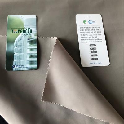 China Eco Friendly Products 100 Repet Antistatic Polyester Recycle Fabric For Jacket , Bag for sale