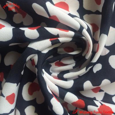 China Anti-Static Flaw Crepe Printed Polyester CDC Fabric ITY Fabric For Women Dress Summer 2017 for sale