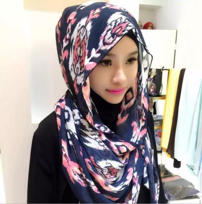 China Superseptember 2017 sale superseptember 2017 glitter print crepe shawl soft custom malaysia muslim hijab scarf for sale