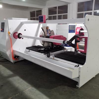 China LY-702 Factory Automatic Single Axis Fabric Roll Nonwoven Cutting Machine for sale