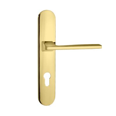 China Factory direct sale M23920 PVD modern flat series simple interior door handles for modern style for sale