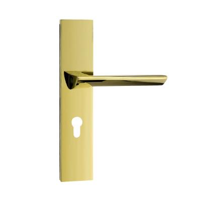 China China Manufacture M20273 PVD Plate Series Gold Security Door Handle Modern Cheap Sale for sale