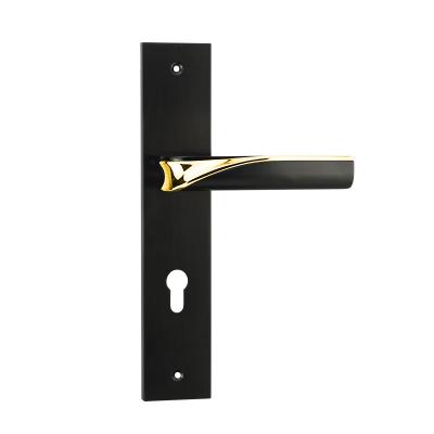 China L0169 MB/SG Style Modern Room High Quality Plate Series Modern Interior Door Handles for sale