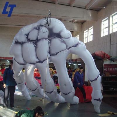 China Giant Inflatable Hand Inflatable Devil Skeleton Devil Hand For Halloween Advertising for sale