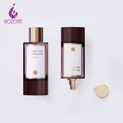 China Cosmetic Wholesale Luxury Perfume Spray Bottle With Gold Cap For Women Perfume for sale