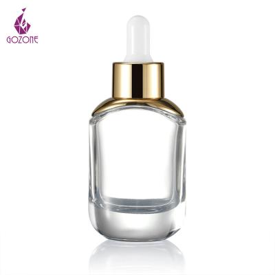 China Personal Care China Factory Serum Bottle With Dropper Bottle With Dropper Cap 30ml 30ml Glass Bottle Dropper for sale