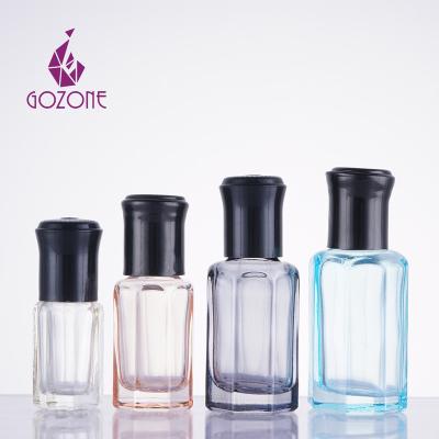 China Arabic Personal Care 3Ml 6Ml 9Ml 12Ml Octagon Empty Perfume Roll On Attar Bottles for sale