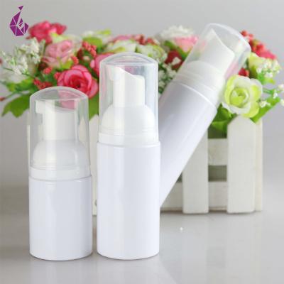 China Factory Price Cosmetic Packaging PET Plastic Foam Pump Custom White Cosmetic Bottle for sale