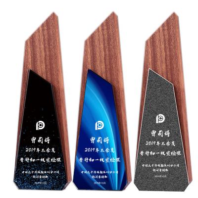 中国 Europe Sports Customized Second Third Place Wholesale Crystal Trophy Award 販売のため