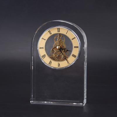 Cina Crystal Crafts Clocks Creative Home Furnishing Table Clocks Crystal Clocks Desktop Office Desktop Clocks from China Wholesale in vendita