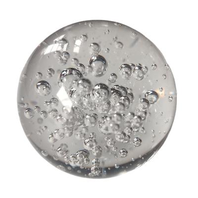 China Europe wholesale different size 50mm 60MM 80MM Crystal Ball Glass Bubble Ball for home decorations for sale