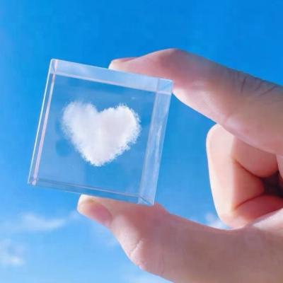 China China JWFH 3d laser engraving Crystal Cube K9 clouds personalized custom custom keepsake unlocks valentine wedding ornaments gifts en venta