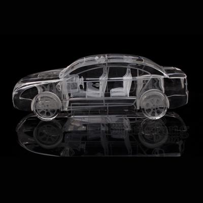 China Europe JWFH 3D Laser Engraving Car Customization Car Hand Souvenir Creative Crystal Glass Model Luxury Car Model zu verkaufen