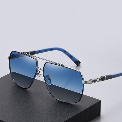 China Newest Fashion Sunglasses Sunway Eyewear Manufacturer Directly High Quality Injection Men Double Polarized Sunglasses for sale