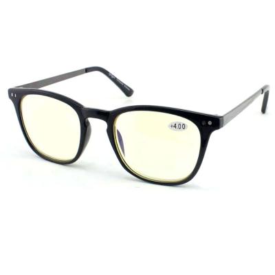 China Newest Fashion Design Eyeglasses Demi Frame Slim OEM Reading Glasses for sale