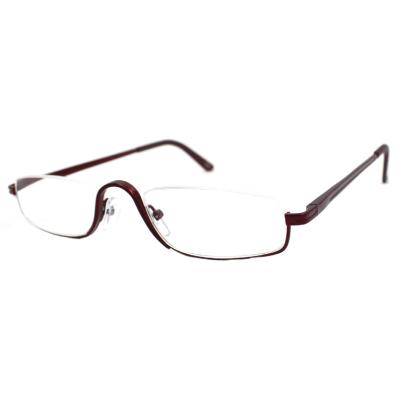 China 2020 new design square metal thin unisex reading glasses for sale