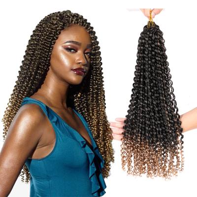 China Crochet Hair Extension Passion Twist Water Wave Braiding Braiding Hair For Butterfly Locs Crochet Braids Bohemian Hair Extensions Crochet Hair For Black Women for sale