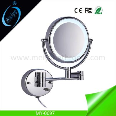 China wall mounted double side LED makeup mirror for sale