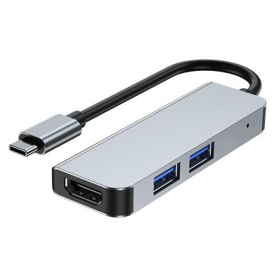 China Mobile Devices / Low Price Desktop Computer High Quality 3 in 1 Type-C Usb C C Usbc Hub 4K HD MI+USB Adapter for sale