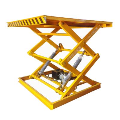 China Hotels Warehouse Factory Goods Lifting Equipment Car Lift For Garage Fixed Scissor Lift for sale