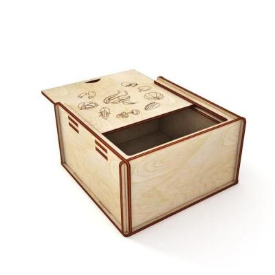 China Europe Laser Cut Wooden Box Rack Box Craft Wooden Box for sale