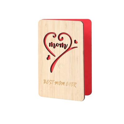 China Europe Bamboo Wood Carved Business Cards Printed Wooden Card for sale