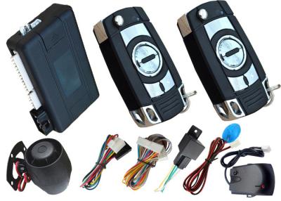 China Single Way Keyless Entry Remote Start Auto Car Alarm System With Mute Arm Or Disarm for sale