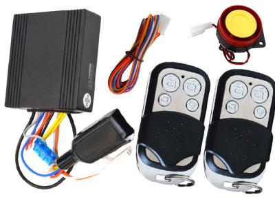 China 1 Way Motorbike Alarm System Motorcycle Immobilizer With Remote Sound Mute Arm / Disarm Feature for sale