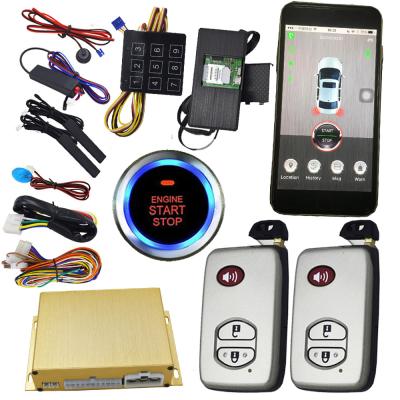 China Smartphone Remote Start Car Alarm Controlled By Phone / Remote Car Starter From Phone for sale