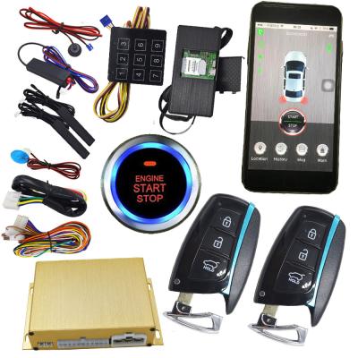 China Mobile Phone APP 3G Smartphone Remote Start System Smart Car Alarm for sale