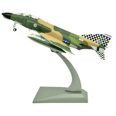 China 1:100 F-4C Phantom Fighter Attack Metal Fighter Aircraft Military Model Diecast Aircraft Diecast OEM Customization Toy Model for sale