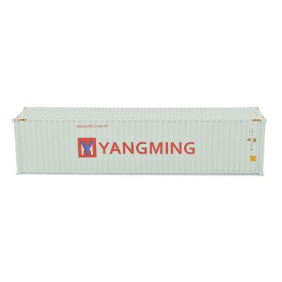 China Europe 1:87 Scale 40GP YANGMING Shipping Container Model Miniature ABS Plastic Business Gift Decoration Home Collection OEM Customized for sale