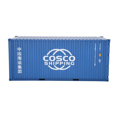 China Europe 1:20 20 GP COSCO Shipping Container Model Miniature ABS Plastic Business Gift Home Decoration Collection OEM Customized for sale