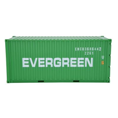 China Europe 1:20 Scale EVERGREEN Plastic Model ABS Miniature Gift 20GP Shipping Container Home Decoration Collection OEM Customized for sale