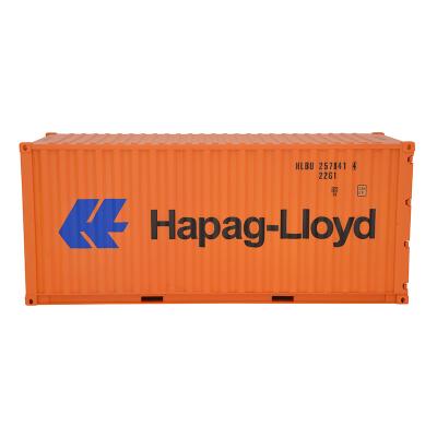 China Europe 1:20 20 GP Hapag Lloyd Shipping Container Model Miniature ABS Plastic Business Gift Home Decoration Collection OEM Customized for sale