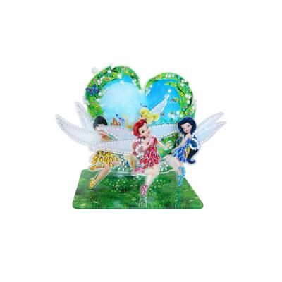 China Customization new product 3d girl three-dimensional card Crystal Diamond Painting personalized three-dimensional puzzle for sale