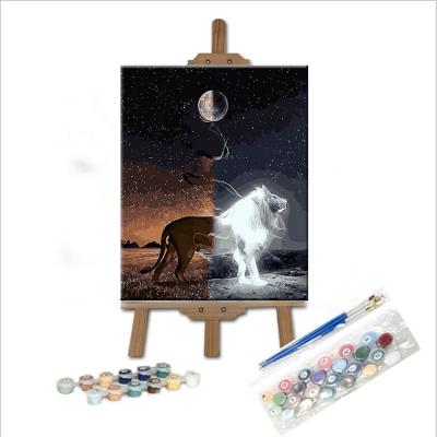 China Realistic DIY digital painting, canvas painting set, suitable for children and adults number painting for sale