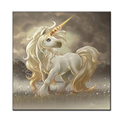 China Customization Custom Design Unicorn Cute Cartoon Animal Series Children's Cute Direct Selling Diamond Painting Home Gift for sale