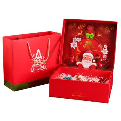 China Clamshell Three-dimensional Gift Box Newest Christmas Gift Apple Wrapping Box New INS Wind Scarf Vacuum Cup for sale