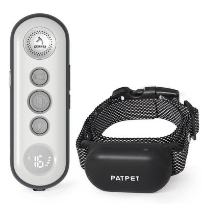 China Patpet Viable 3 in 1 Rechargeable Dog Training Collar Remote Dog Training Shock Collar for Dogs for sale