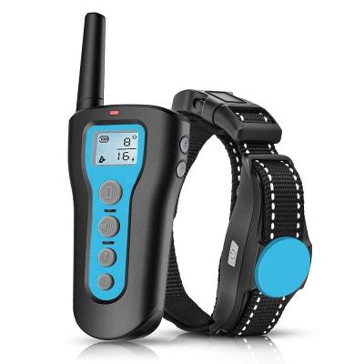 China Viable Manufacturer 3 Modes Beep Amazon Static Fancy Hot Selling Dog Collar Vibration Shock Dog Electric ODM/OEM Dog Collars In Bul for sale