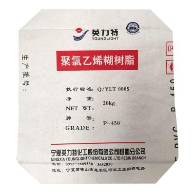 China 20kg 30kg biodegradable multiwall bag mortar packing kraft paper valve bag for sale for sale