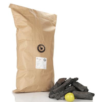 China Biodegradable Custom Printed BBQ Kraft Paper Charcoal Packaging Bag Bags For 2kg 3kg 4kg 5kg Charcoal for sale