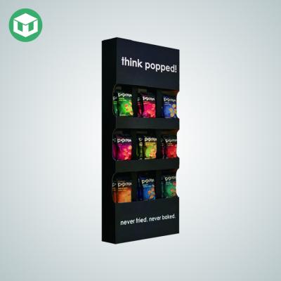 China Cheap Custom Cardboard Point Of Sale Cardboard Display Stands For Potato Chips for sale