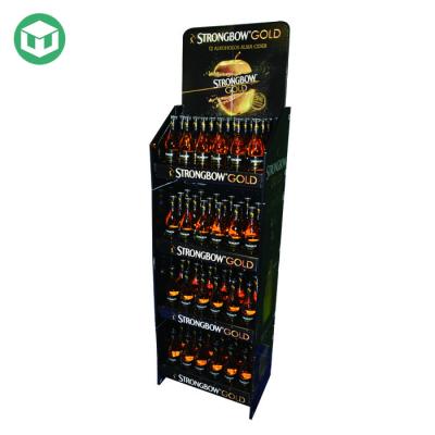 China Economy Funko POP Cardboard OEM Display Stands For Bottles , Shelf Display Stand for sale