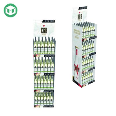 China Cardboard Shop Display Props Display Stands For The Bottles , Dummy Wine Bottles For Display for sale