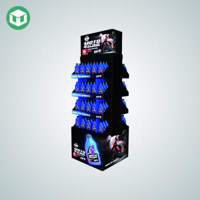 China Double Sided Cardboard New Design Corrugated Cardboard Display Pedestals for sale