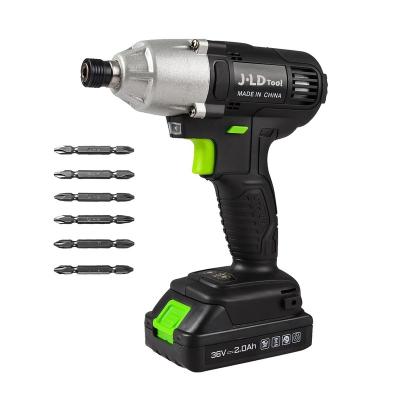 China 2022 New Design Power Impact Driver 6 Inch 48V Cordless Electric Brushless Impact Drill With 2*Lithium Battery 36*24*10CM for sale